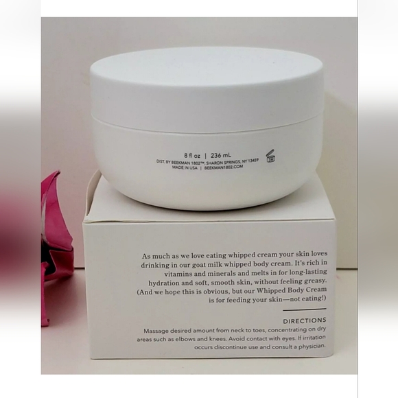 BEEKMAN 1802 PURE GOAT MILK WHIPPED BODY CREAM 8 fl oz - Picture 2 of 4